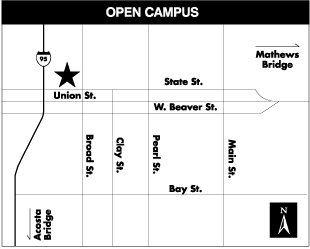 Map to Open Campus