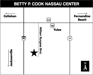 Map of Betty P. Cook Nassau Center