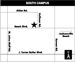 south campus map